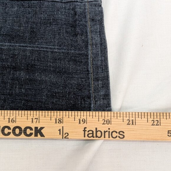One 5 One Women Mid Rise Slash Pocket Blue Jean Capri Size 12 32X20 - Picture 11 of 14